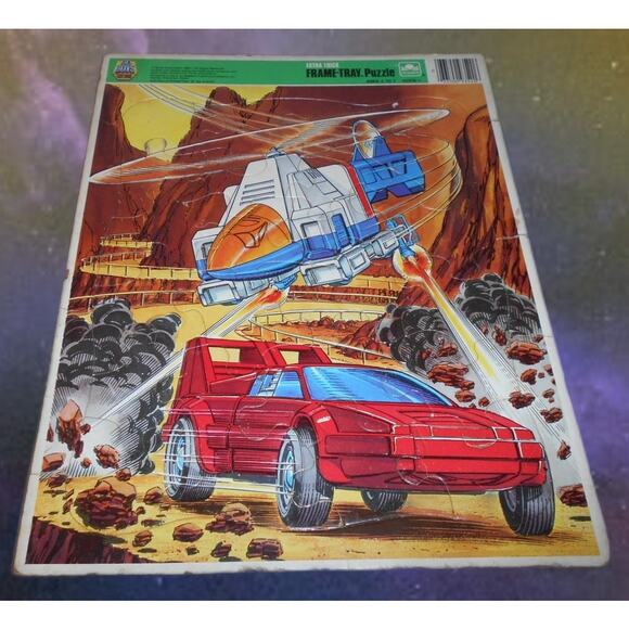 Vintage 1985 Go Bots Golden Frame Tray Puzzle Complete Tonka Transformers Robot - Picture 1 of 10